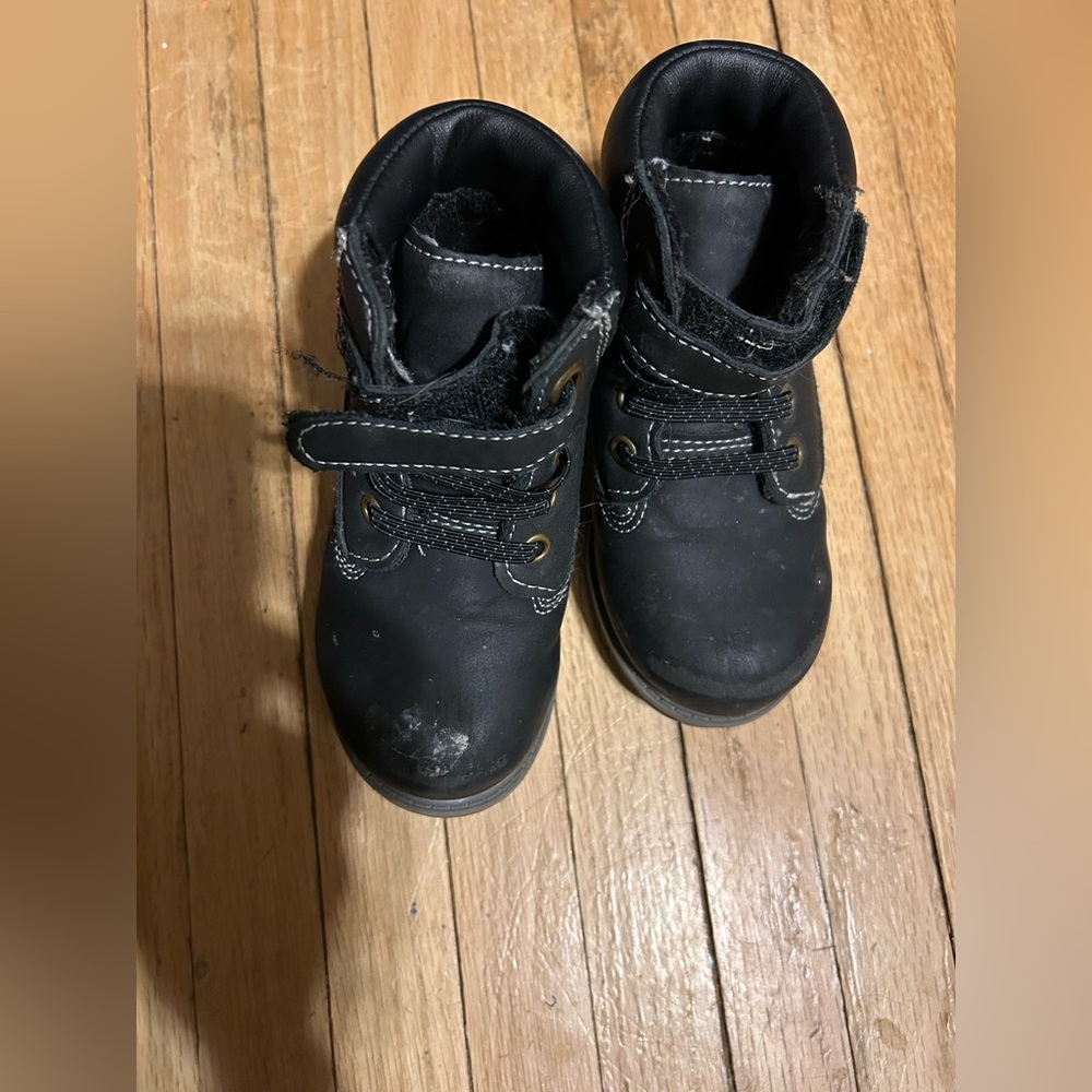 George Kids Black Boots